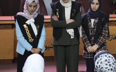 مناقشة مشروع تخرج بكلية الصيدلة