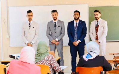 بحث تخرج لطلبة كلية الصيدلة في دائرة اهتمام الإعلام