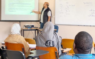 ورشة تدريبية حول اختبار UBPT بكلية الصيدلة لطلاب الدراسات العليا