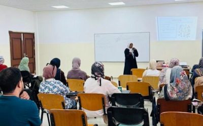 كلية الصيدلة تنظم ورشة عمل حول تطوير رسم خرائط المناهج وتصميم المقررات الدراسية